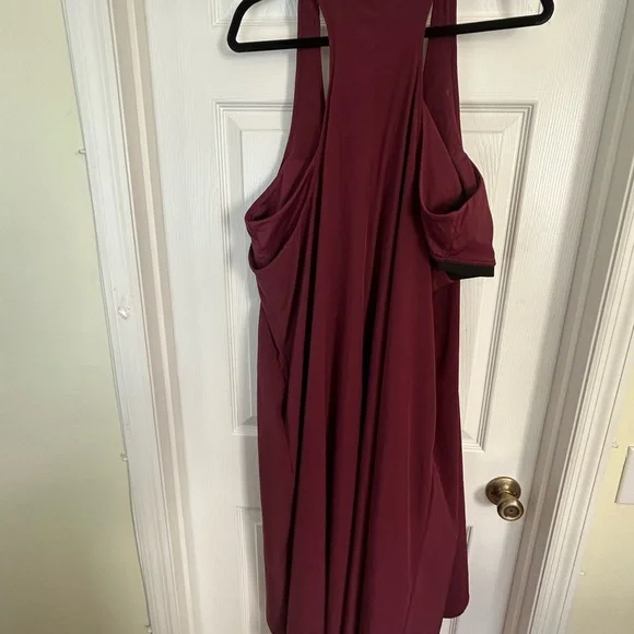 Halara Breezeful Racerback Dress Maroon - Picture 5 of 7